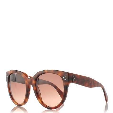 celine large audrey tortoise|SUNGLASSES WOMEN .